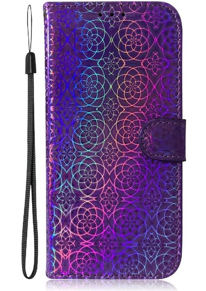 Xiaomi Poco M6 4g Için Flip Case Standı Tutucu Premium Pu Deri Glitter (Yurt Dışından)