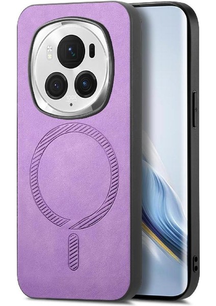 Onur Için Flip Case Sihirli 6 Pro Hafif Magsafe Araba Bağlar Ince (Yurt Dışından)