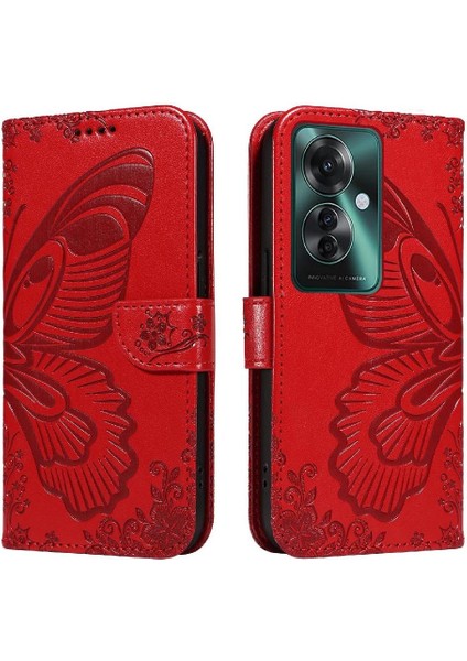 Kredi Kartı Yuvası ile Oppo Credit 11F 5g Yüksek Kaliteli Deri Için Flip Case (Yurt Dışından)