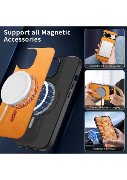 Google Pixel 8 Magsafe Araç Mounts Için Flip Case Hafif Kablosuz Ince (Yurt Dışından) modelleri