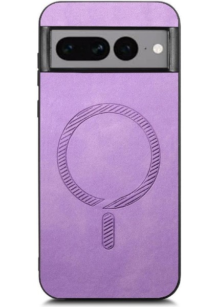 Google Piksel 7 Pro Kablosuz Şarj Ince Magsafe Araba Için Flip Case (Yurt Dışından)