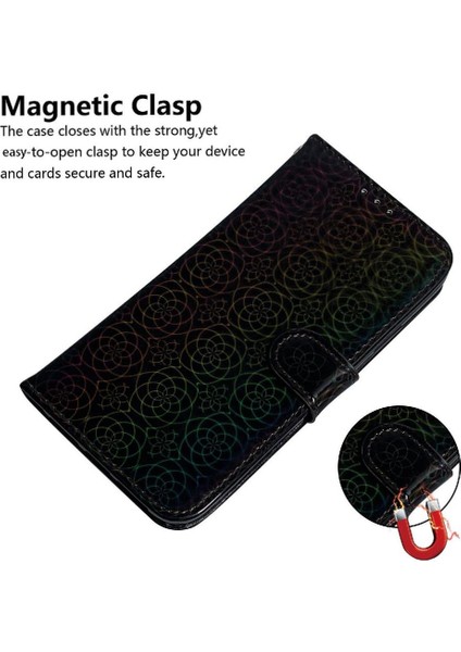 Oppo Oppo 12 5g Premium Pu Deri Glitter Renkli Standı Için Flip Case (Yurt Dışından) indirimleri
