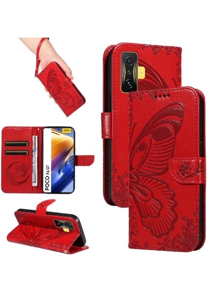 BDT Boutique Kredi Kartı Yuvası ile Xiaomi Redmi Credit Oyun Için Flip Case Kabartmalı Yüksek (Yurt Dışından)