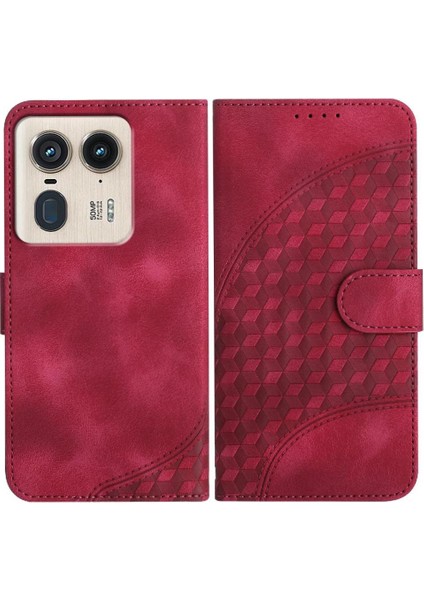 Motorola Moto X50 Ultra Pu Deri Flip Kapak Için Flip Case Darbeye (Yurt Dışından)