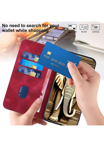 Motorola Moto X50 Ultra Pu Deri Flip Kapak Için Flip Case Darbeye (Yurt Dışından)