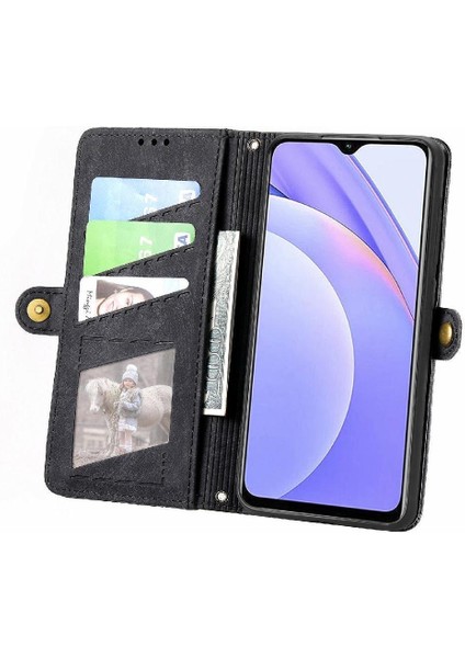 Xiaomi Redmi Not 9 Için Flip Case 4g Cüzdan Darbeye Deri Kılıf Kapak (Yurt Dışından)