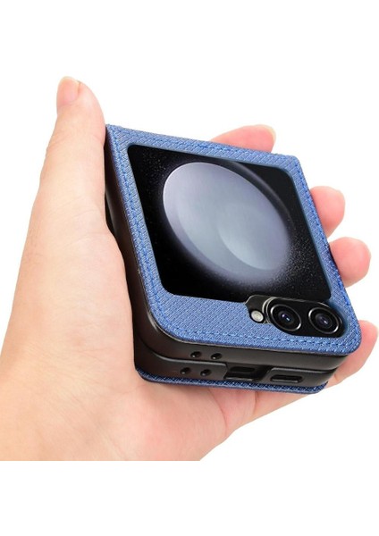 Samsung Galaxy Z Flip 6 Kart Tutucu Manyetik Cüzdan Kapak (Yurt Dışından) fırsatları