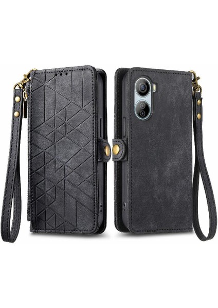 Mays Shop Zte Ücretsiz 5g Iv Için Flip Case Cüzdan Kapak Çevirin Deri Kılıf Darbeye (Yurt Dışından)