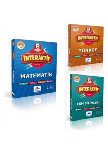 Paraf İnteraktif 8. Sınıf İnteraktif Türkçe & Matematik & Frn Bil - Ümit Gedik