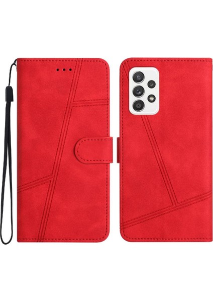 Samsung Galaxy A73 5g Için Flip Case Cüzdan Pu Deri Bilek Kayışı Kartı (Yurt Dışından) indirimleri