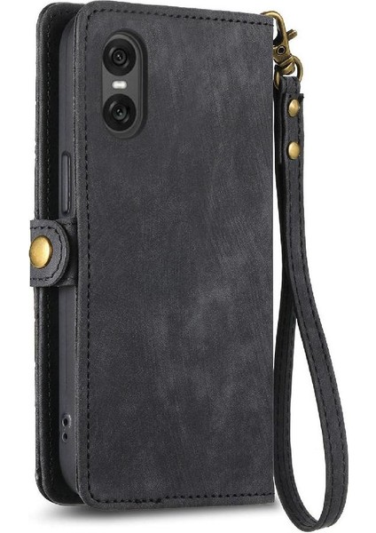 Sony Xperia 10 Vı Cüzdan Için Flip Case Basit Iş Darbeye Deri (Yurt Dışından) indirimleri