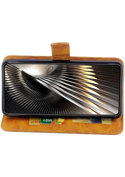 Samsung Galaxy M55 Kart Tutucu Tam Koruma Kickstand Pu Için Filp Durumda (Yurt Dışından)