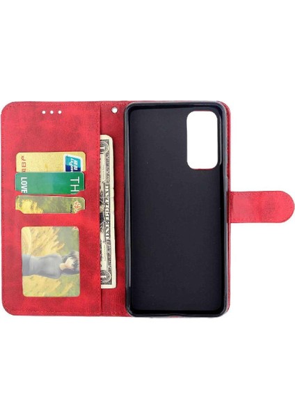 Samsung Galaxy M55 Kart Tutucu Tam Koruma Kickstand Pu Için Filp Durumda (Yurt Dışından)