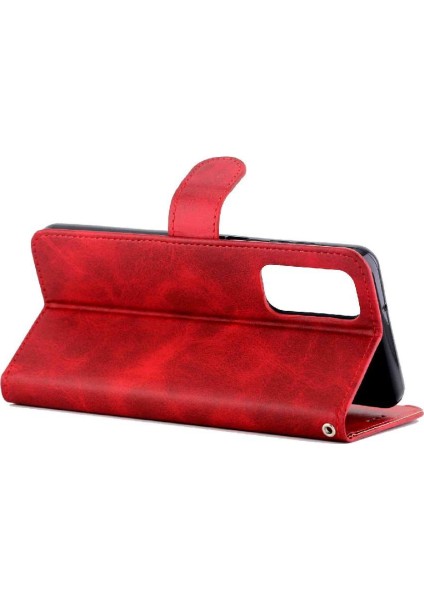 Samsung Galaxy M55 Kart Tutucu Tam Koruma Kickstand Pu Için Filp Durumda (Yurt Dışından)