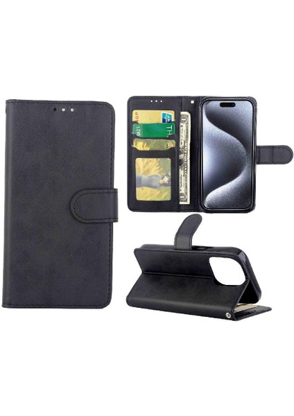 IPhone 15 Için Filp Durumda Pro Kart Tutucu Kickstand Tam Koruma Kapatma (Yurt Dışından) indirimleri