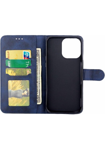 IPhone 14 Için Filp Durumda Pro Max Kart Tutucu Tam Koruma Manyetik Pu (Yurt Dışından) modelleri