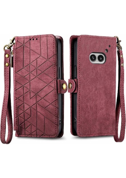 Nothing Flip Case Telefon 2A Darbeye Basit Iş Deri Çanta (Yurt Dışından)