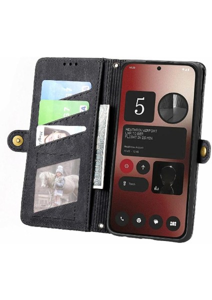 Nothing Flip Case Telefon 2A Darbeye Basit Iş Deri Çanta (Yurt Dışından)