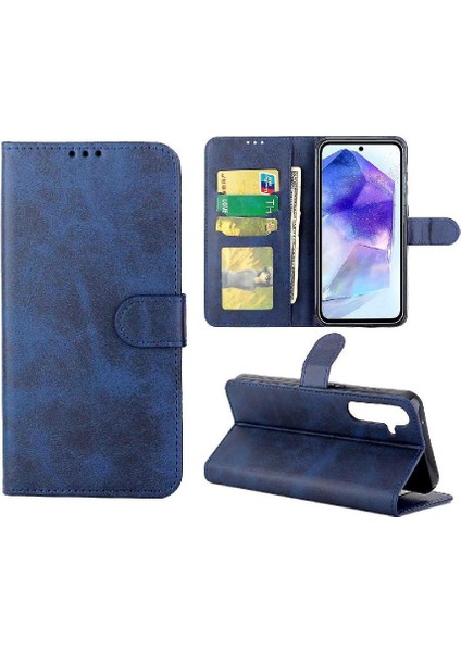 Samsung Galaxy A35 Manyetik Kapatma Tam Koruma Pu Kartı Için Filp Durumda (Yurt Dışından)