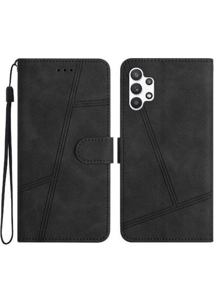 Samsung Galaxy A32 5g Flip Folio Tam Koruma Cüzdan Pu Için Flip Case (Yurt Dışından)