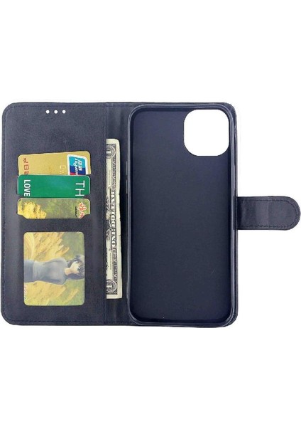 IPhone 14 Için Filp Durumda Artı Manyetik Kapatma Tam Koruma Kartı Tutucu (Yurt Dışından) modelleri