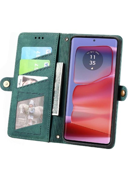 Motorola Kenar 50 Pro Için Flip Case Kapak Cüzdan Darbeye Basit (Yurt Dışından) modelleri