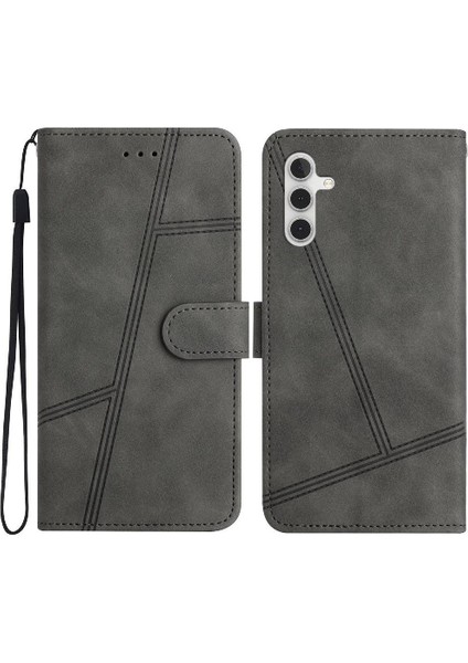 Samsung Galaxy Galaxy 5g Için Flip Case Cüzdan Pu Deri Bilek Kayışı Kartı (Yurt Dışından)
