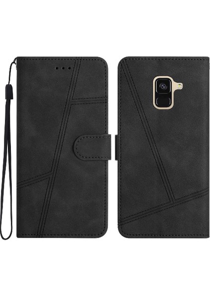 Samsung Galaxy A8 Artı 2018 Tam Koruma Için Flip Case Cüzdan Pu Bilek (Yurt Dışından)