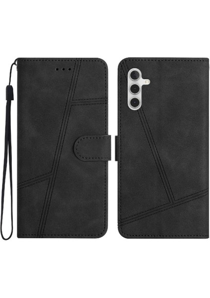 Samsung Galaxy A34 5g Için Flip Case Cüzdan Pu Deri Kart Yuvaları Tutucu (Yurt Dışından)