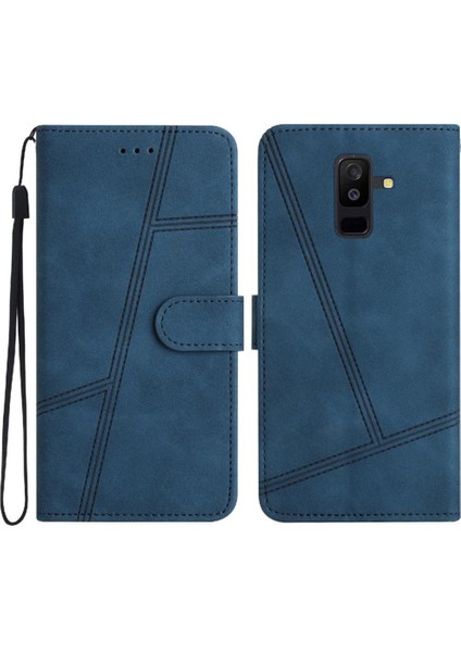Samsung Galaxy A6 Artı 2018 Kart Yuvaları Tutucu Manyetik Tam Için Flip Case (Yurt Dışından)