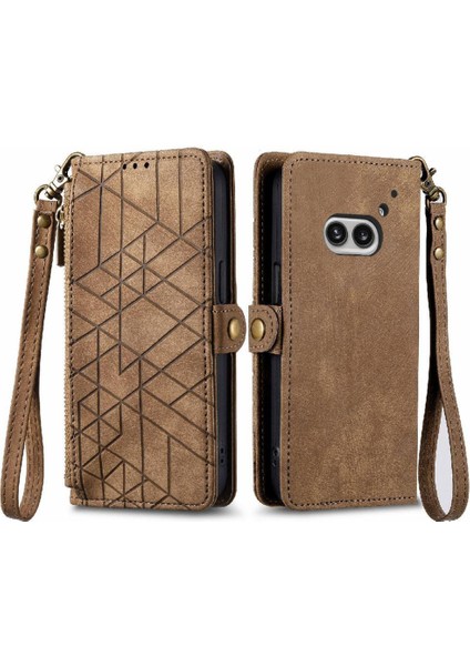 Nothing Flip Case Telefon 2A Darbeye Basit Iş Deri Çanta (Yurt Dışından)