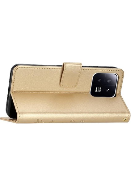 Xiaomi 13 Pro Için Kickstand Durumda Bilek Kayışı Pu Deri Kart Tutucu (Yurt Dışından) fiyatları