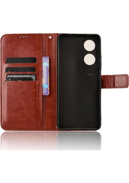 Oppo A60 4g Flip Kapak Için Kılıf Manyetik Cüzdan Kart Tutucu (Yurt Dışından) modelleri