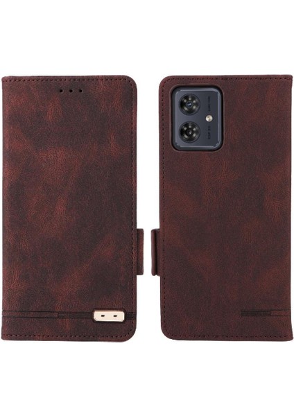 Motorola Moto G54 5g Kart Tutucu Kapak Kickstand Manyetik Için Flip Case (Yurt Dışından)