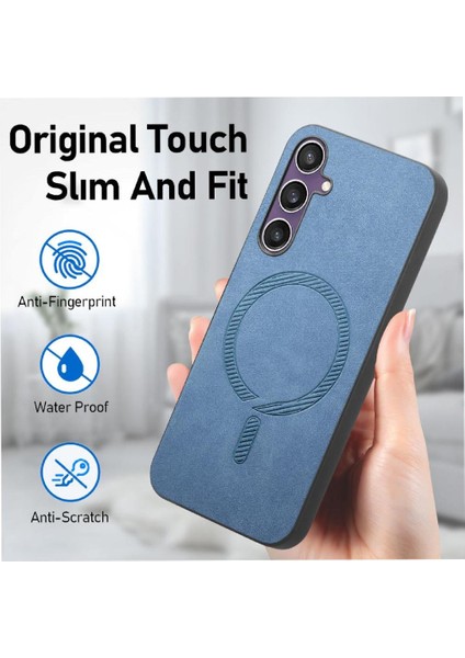 Samsung Galaxy S23 Fe Magsafe Araba Mounts Kablosuz Şarj Için Flip Case (Yurt Dışından)