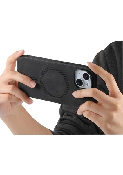 IPhone 15 Için Flip Case Hafif Kablosuz Şarj Magsafe Araba Bağlar (Yurt Dışından) fırsatları