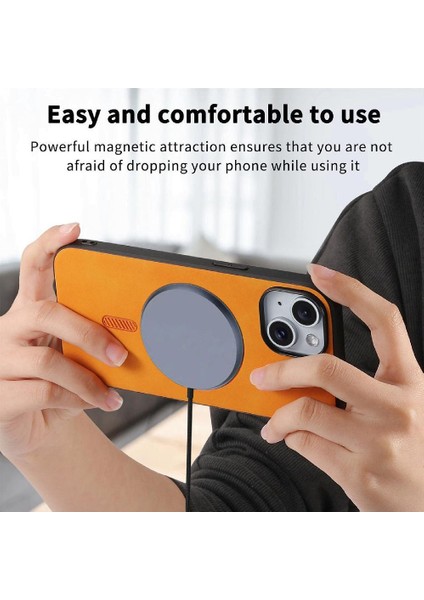 IPhone 14 Için Flip Case Magsafe Araba Mounts Hafif Ince Kablosuz (Yurt Dışından) modelleri
