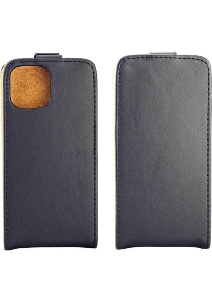 IPhone 13 Mini Tpu Deri Kart Yuvası Koruyucu Için Dikey Flip Case (Yurt Dışından)