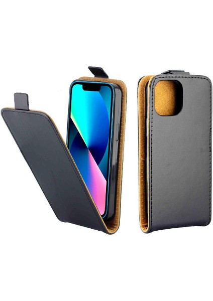 IPhone 13 Mini Tpu Deri Kart Yuvası Koruyucu Için Dikey Flip Case (Yurt Dışından) modelleri