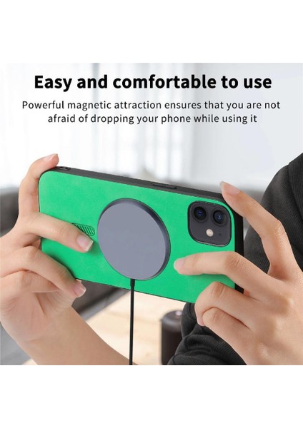 IPhone 12 Için Flip Case Ince Kablosuz Şarj Hafif Magsafe Araba (Yurt Dışından)
