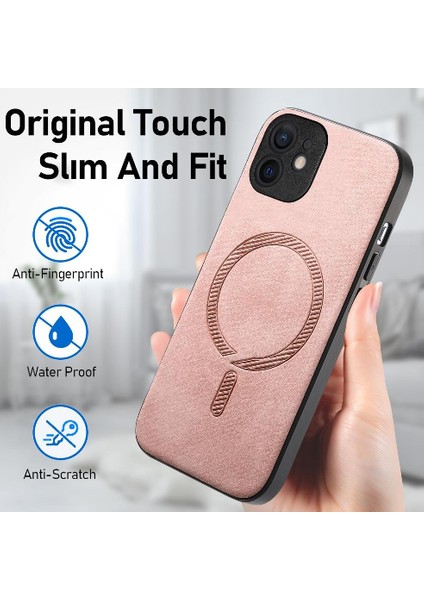 IPhone 11 Için Flip Case Kablosuz Şarj Ince Magsafe Araba Bağlar (Yurt Dışından)