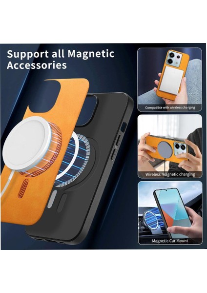 Xiaomi Redmi Not Için Flip Case 13 Pro 5g Kablosuz Şarj Ince Magsafe (Yurt Dışından)