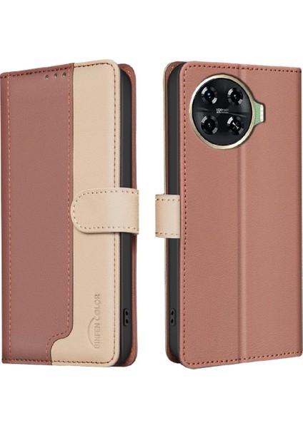 Tecno Spark 20 Pro Plus Flip Folio Kickstand Kart Yuvaları Rfıd Için Flip Case (Yurt Dışından)