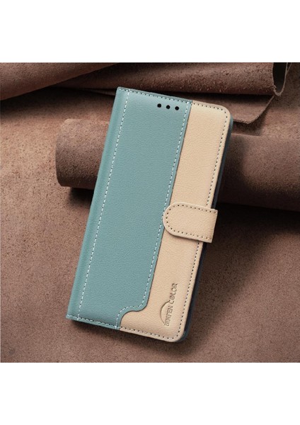 Tecno Pop 8 Kickstand Flip Folio Rfıd Engelleme Kart Yuvaları Için Flip Case (Yurt Dışından)