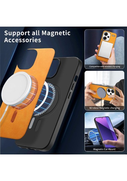 Xiaomi Redmi Not 13 Pro Artı Hafif Ince Magsafe Araba Için Flip Case (Yurt Dışından)