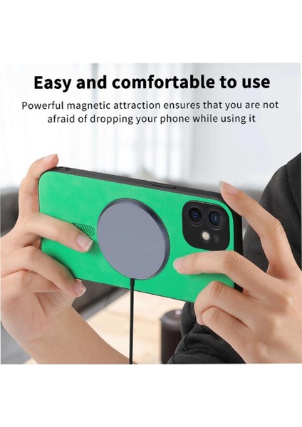 IPhone 11 Için Flip Case Kablosuz Şarj Ince Magsafe Araba Bağlar (Yurt Dışından)