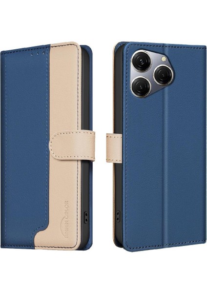 Tecno Spark 20 Pro Rfıd Engelleme Darbeye Dayanıklı Tpu Iç Kabuk Için Flip Case (Yurt Dışından)