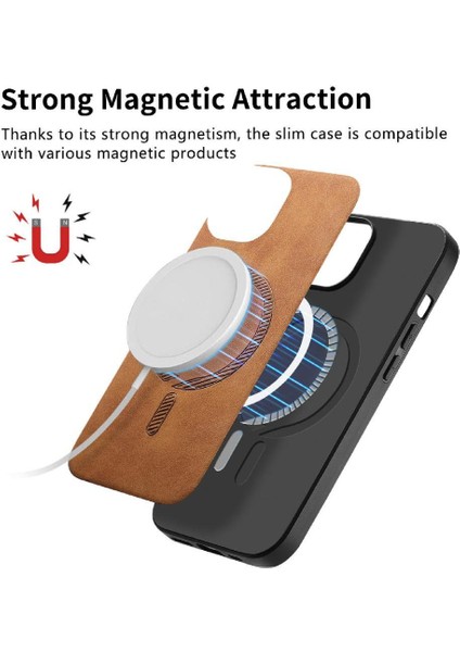 Xiaomi Redmi Not 13 Pro Artı Hafif Ince Magsafe Araba Için Flip Case (Yurt Dışından)