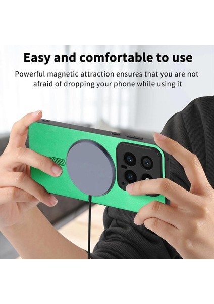 Xiaomi 14 5g Hafif Ince Magsafe Araba Mounts Kablosuz Için Flip Case (Yurt Dışından)