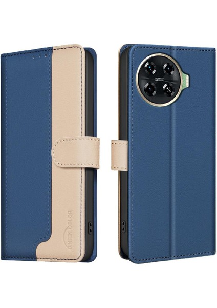 Tecno Spark 20 Pro Plus Flip Folio Kickstand Kart Yuvaları Rfıd Için Flip Case (Yurt Dışından)